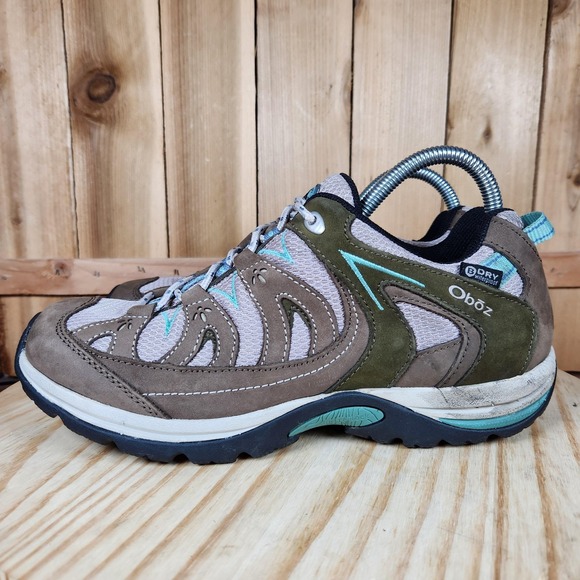 Oboz Footwear Shoes - Oboz Mystic Low Shoes Womens 11 Brown Waterproof Trail Hiking Walking Sneakers